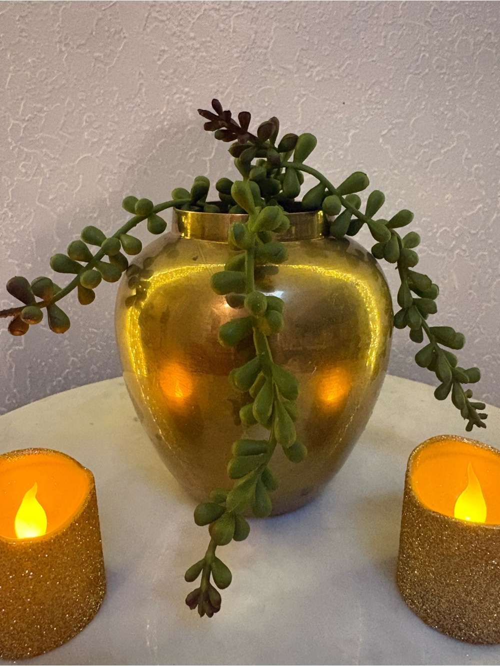 Vintage Brass Planter